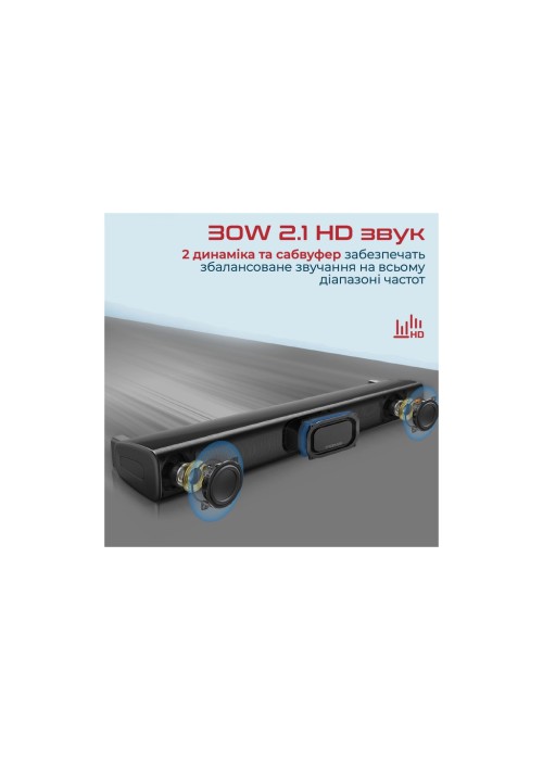Акустична система Promate StreamBar-30 Black (streambar-30.black)