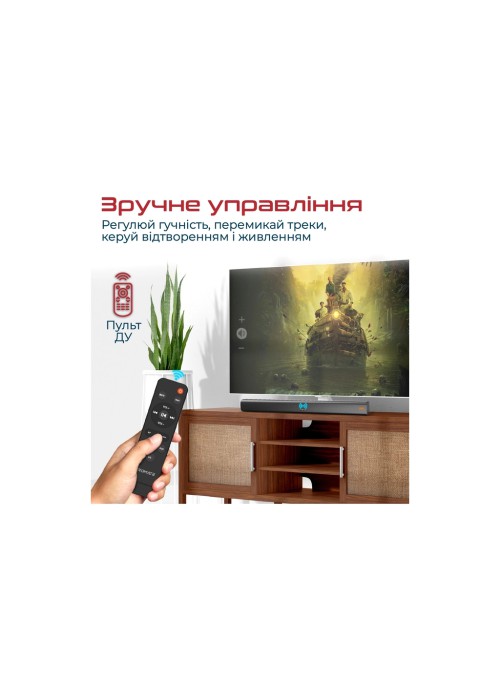 Акустична система Promate StreamBar-30 Black (streambar-30.black)