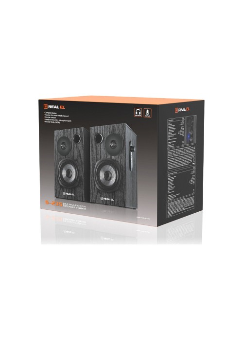 Акустична система REAL-EL S-235 Black (EL121200010)