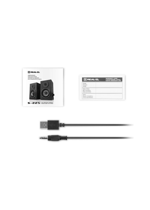 Акустична система REAL-EL S-225 USB Black