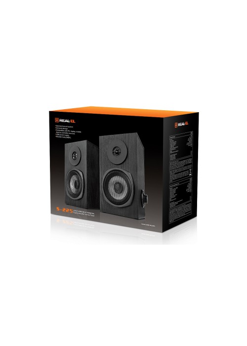 Акустична система REAL-EL S-225 USB Black