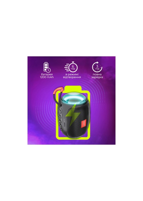Акустична система Promate Capsule-3 Black (capsule-3.black)