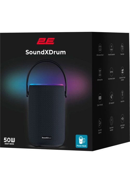 Акустична система 2E SoundXDrum Black (2E-BSSXDWBK)
