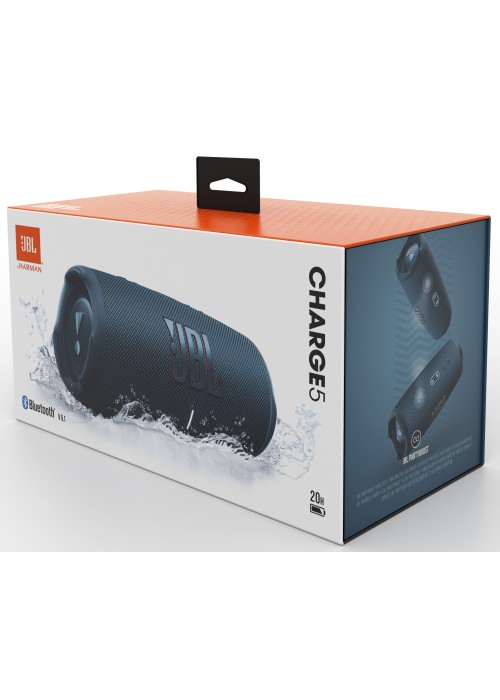 Портативная акустика JBL Charge 5 Blue (JBLCHARGE5BLU)