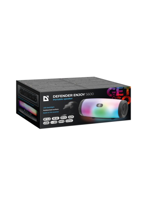 Акустична система Defender Enjoy S600 10Вт Light/FM/microSD/USB Black (65603)