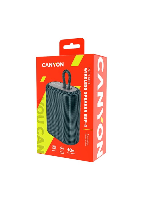 Акустична система Canyon BSP-4 Bluetooth Dark Grey (CNE-CBTSP4DG)