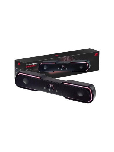 Акустична система 2E PCS101 RGB 2.0 USB Black (2E-PCS101BK)