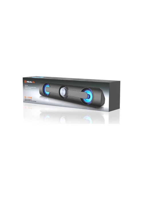 Акустична система REAL-EL S-170 6Вт Black (EL121100013)