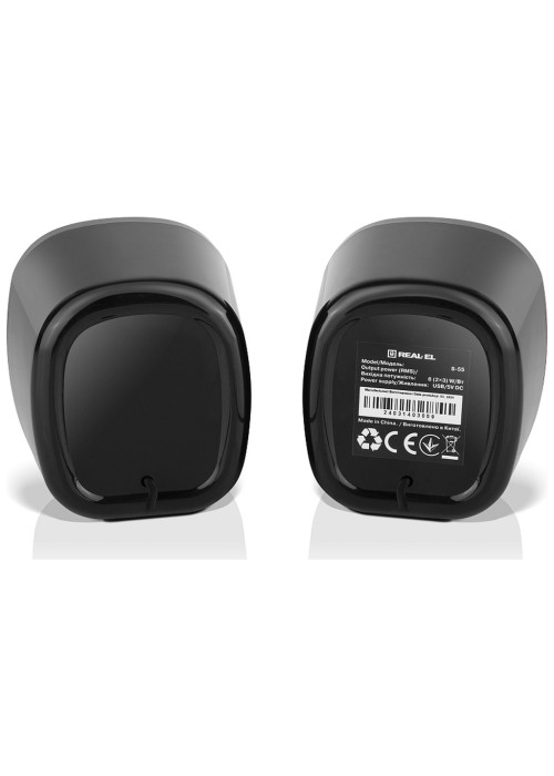 Акустична система REAL-EL S-55 Black (EL121100014)