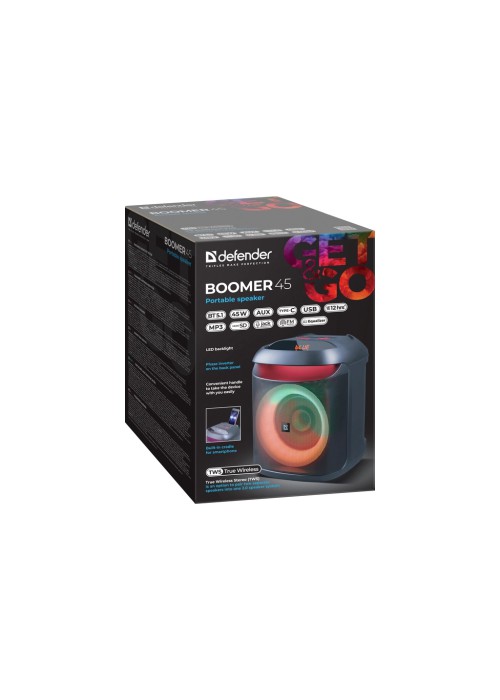 Акустична система Defender Boomer 45 Bluetooth Black (65245)