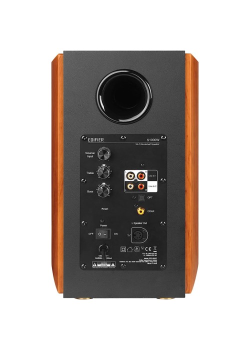 Акустична система Edifier S1000W 120W Bluetooth Wi-Fi Hi-Res Brown (S1000W)