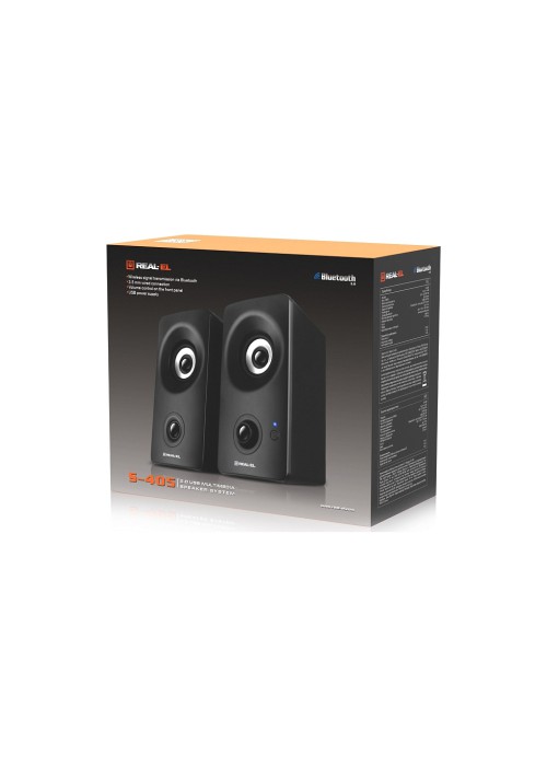 Акустична система REAL-EL S-405 USB Black (EL121100016)