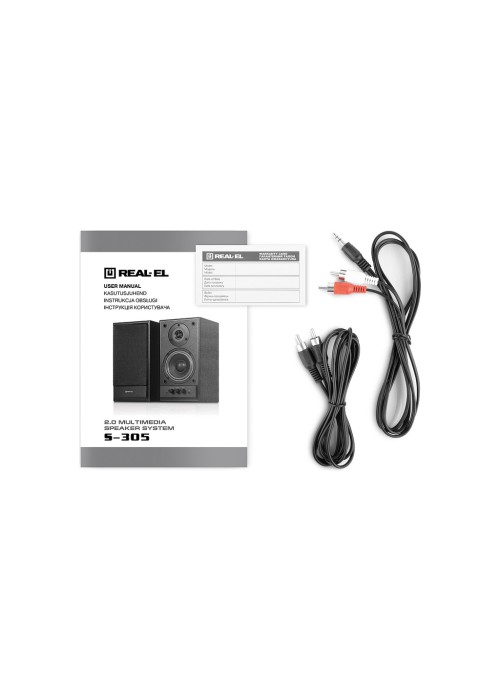 Акустична система REAL-EL S-305 Black (EL121200012)