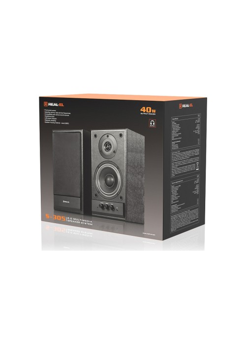 Акустична система REAL-EL S-305 Black (EL121200012)