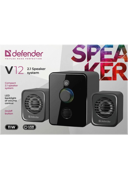 Акустична система Defender V12 USB Black (65212)
