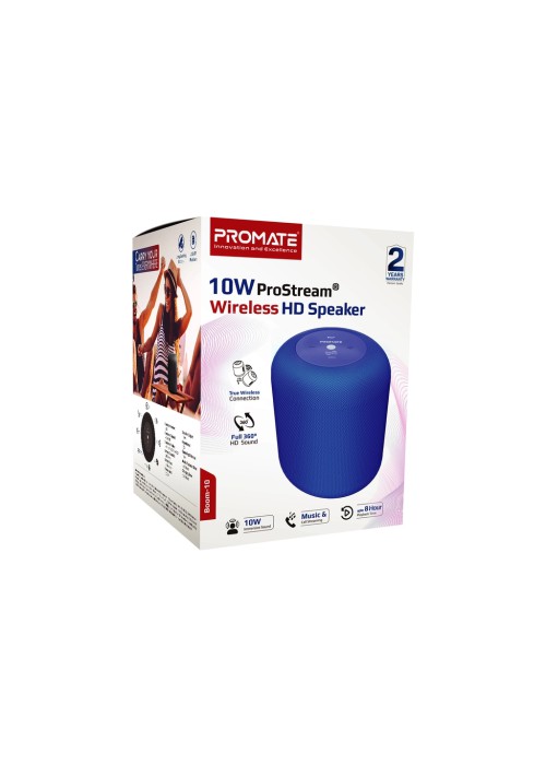 Акустична система Promate Boom-10 Blue (boom-10.blue)