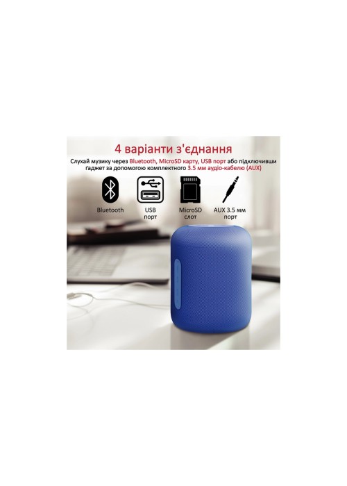 Акустична система Promate Boom-10 Blue (boom-10.blue)