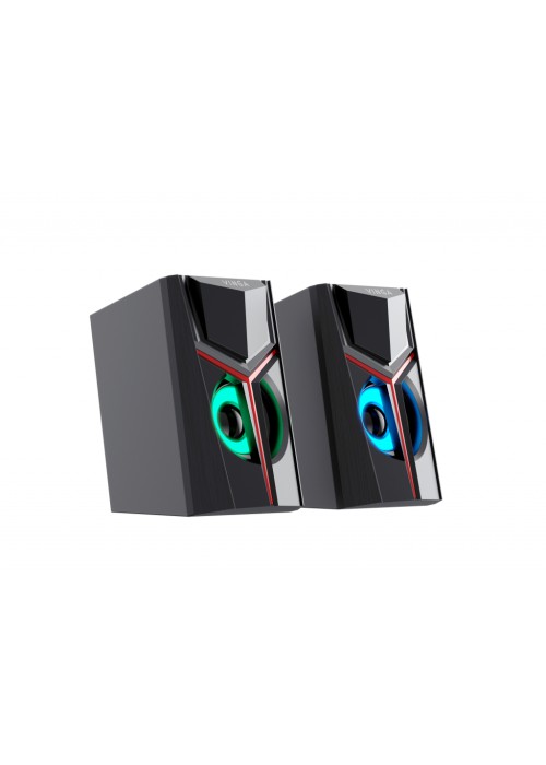 Акустична система Vinga SP-100 LED USB Black