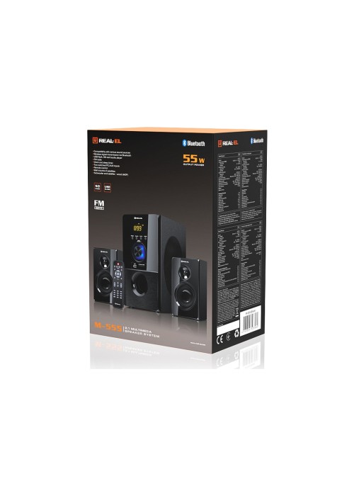 Акустична система REAL-EL M-555 Black (EL121300013)