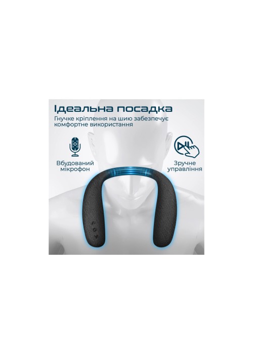Акустична система Promate Hook Black (hook.black)
