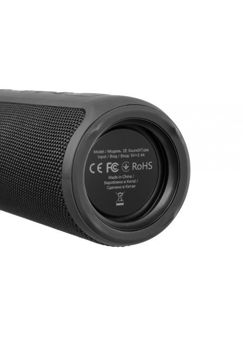 Акустична система 2E SoundXTube TWS MP3 Wireless Waterproof Black (2E-BSSXTWBK)