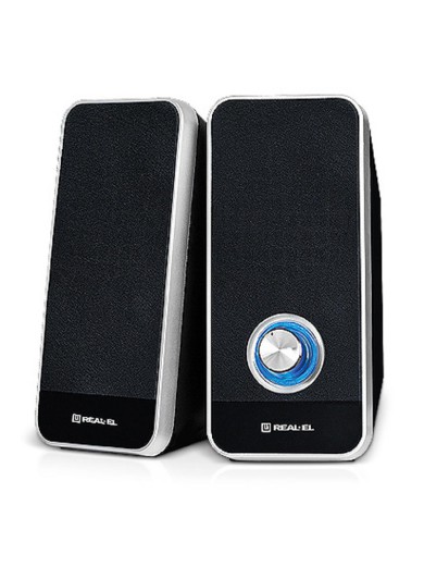 Акустична система REAL-EL S-80, USB, black