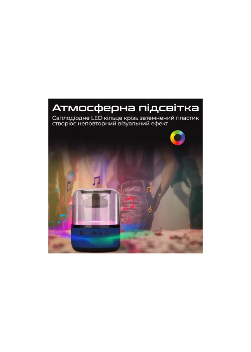 Акустична система Promate Glitz-L Blue (glitz-l.blue)