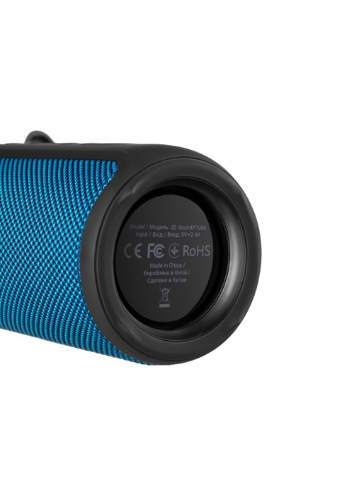 Акустична система 2E SoundXTube TWS MP3 Wireless Waterproof Blue (2E-BSSXTWBL)
