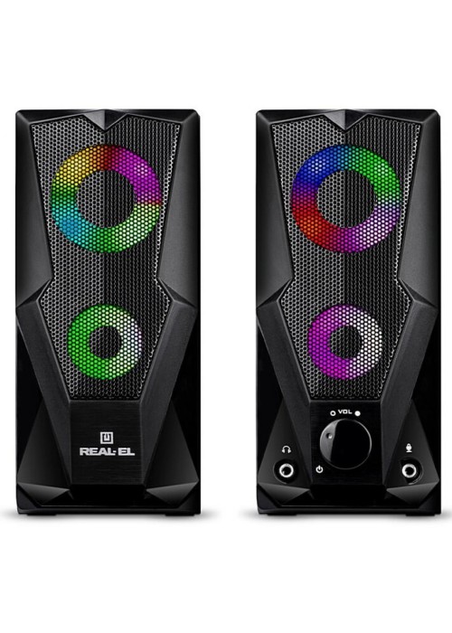 Акустична система REAL-EL S-111 USB Black