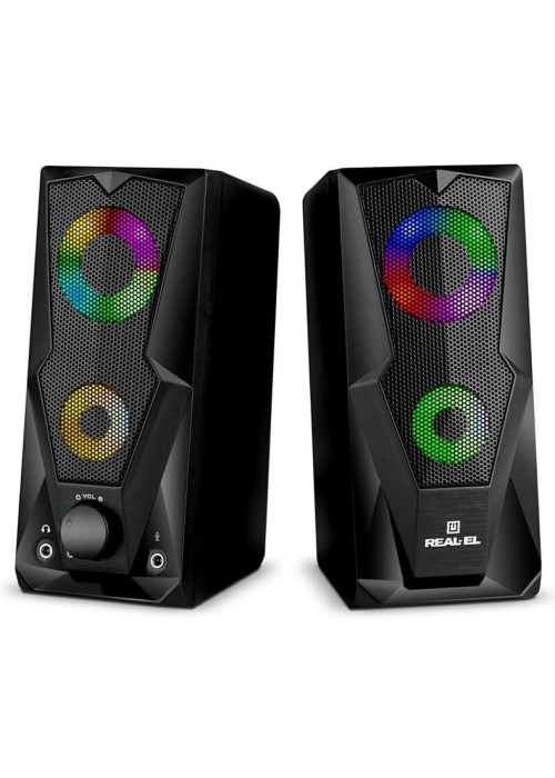 Акустична система REAL-EL S-111 USB Black