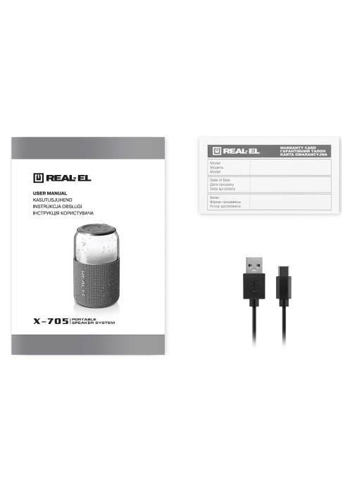 Акустична система REAL-EL X-705 Red (EL121600025)