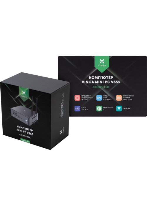 Комп'ютер Vinga Mini PC V655 (V6551215U.16512)