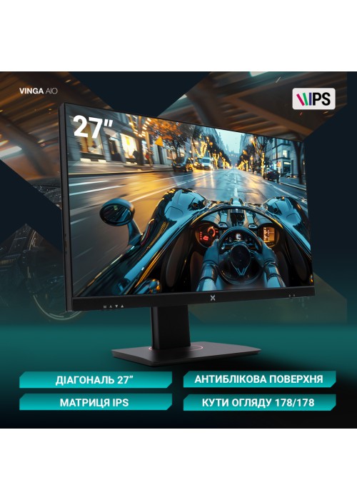 Комп'ютер Vinga AIO Advanced C0218 (I3M16INTWH.C0218)