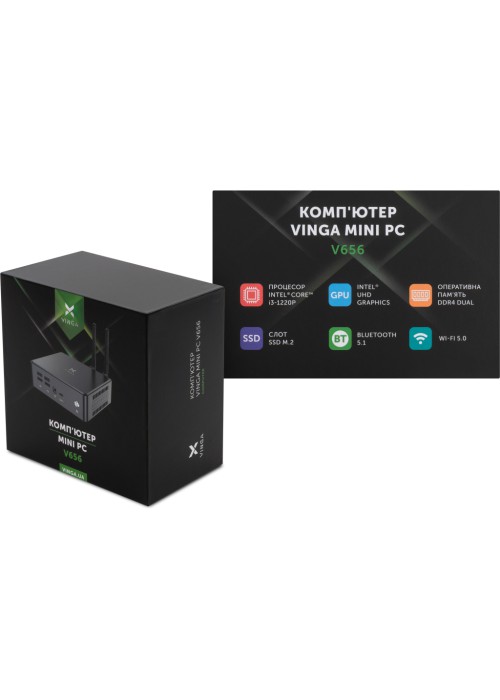 Комп'ютер Vinga Mini PC V656 (V6561220P.16256W1H)