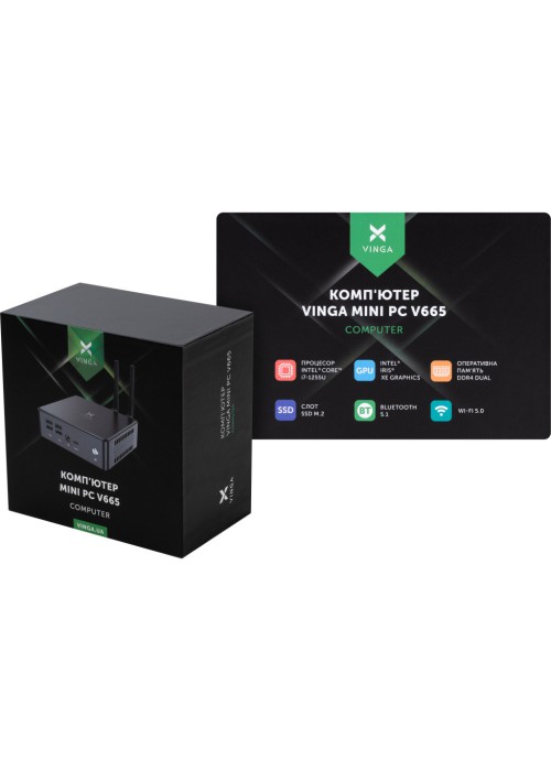 Vinga Mini PC V665 (V6651255U) Комп'ютер