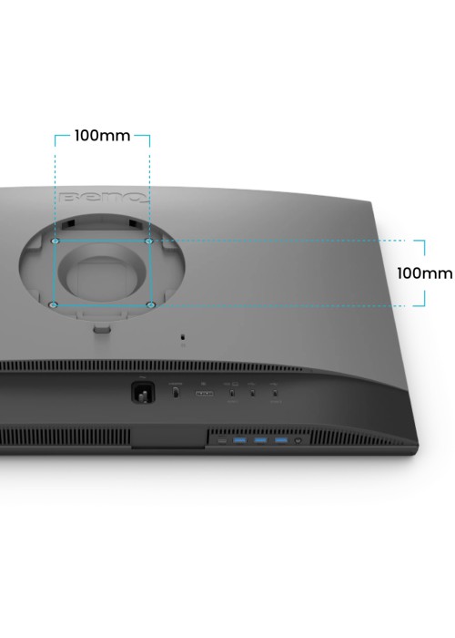 Монітор BenQ PD2706QN сірого кольору
