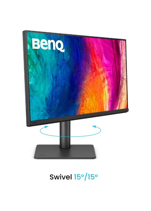 Монітор BenQ PD2706QN сірого кольору