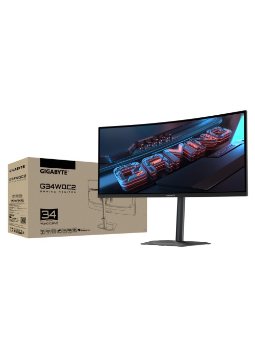 Монітор GIGABYTE G34WQC2 Gaming Monitor