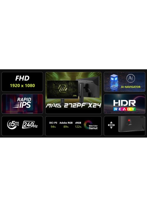 Монітор MSI MAG 272PF-X24