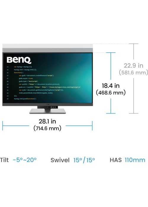 Монітор BenQ RD320U Metallic Grey