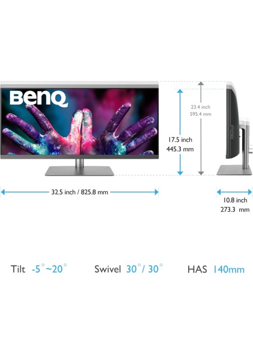 Монітор BenQ PD3420Q (9H.LJHLB.QPE)