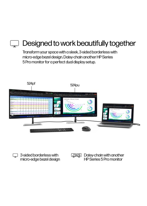 Монітор HP S5 Pro 524pu (9D9V7AA)