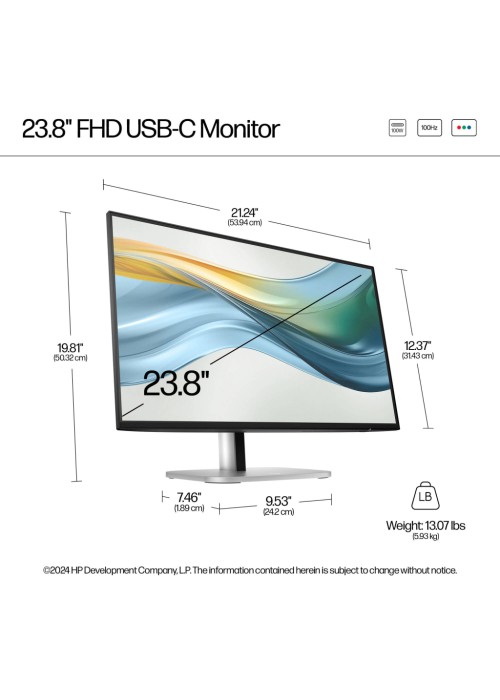 Монітор HP S5 Pro 524pu (9D9V7AA)