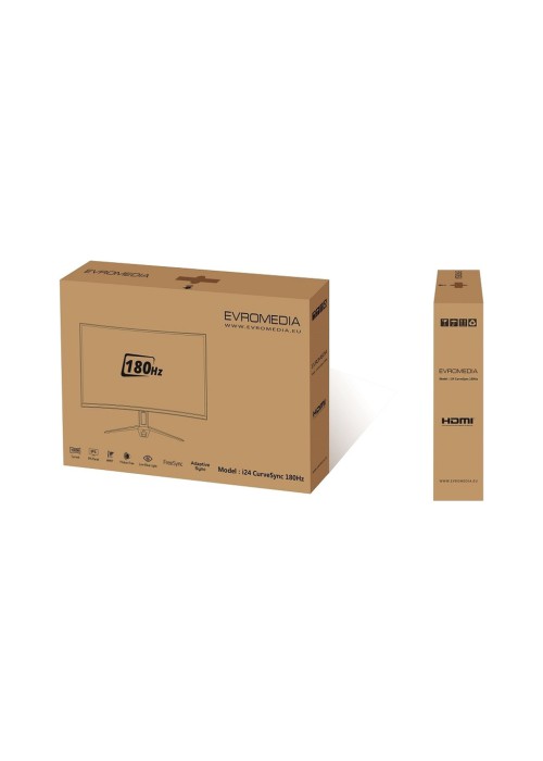 Монітор EvroMedia i24 CurveSync 180 Hz