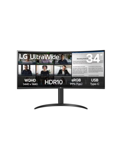 Монітор LG 34WR55QK-B