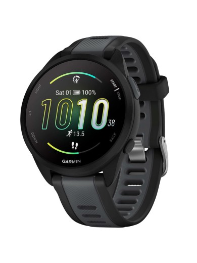 Смарт-годинник Garmin Forerunner 165, GPS, Black/Slate Grey, GPS (010-02863-20)