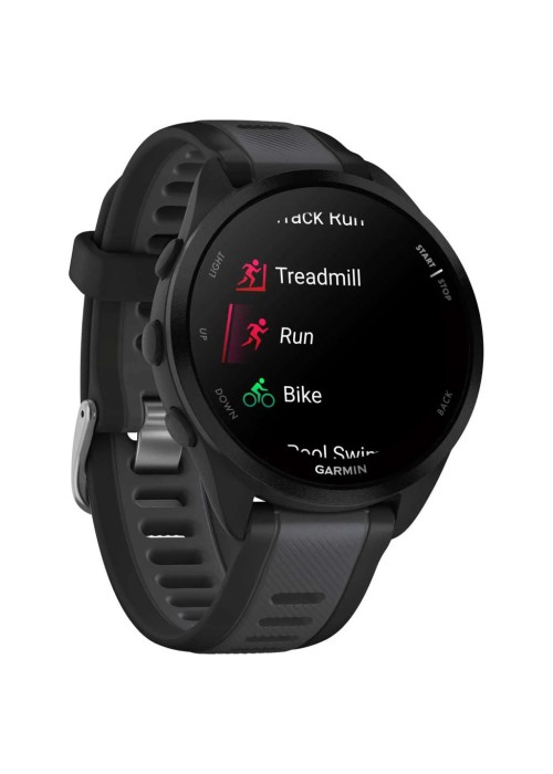 Смарт-годинник Garmin Forerunner 165, GPS, Black/Slate Grey, GPS (010-02863-20)