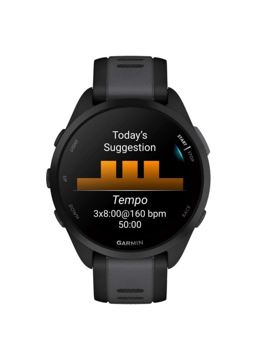 Смарт-годинник Garmin Forerunner 165, GPS, Black/Slate Grey, GPS (010-02863-20)