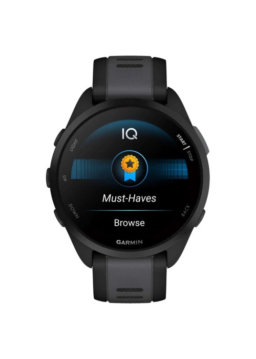 Смарт-годинник Garmin Forerunner 165, GPS, Black/Slate Grey, GPS (010-02863-20)