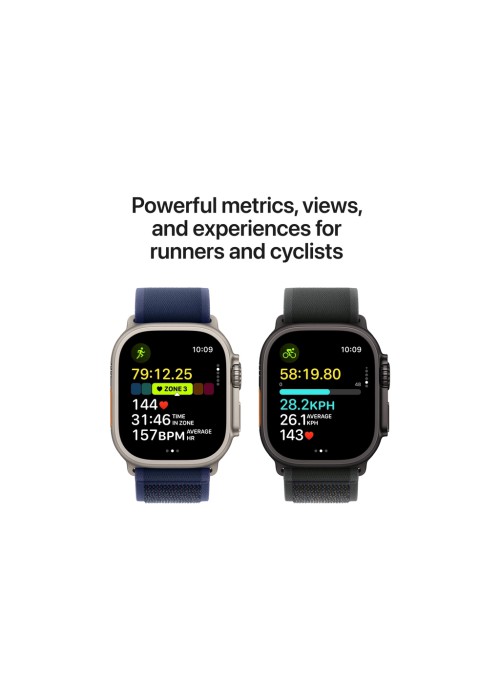 Смарт-годинник Apple Watch Ultra 2 2024 GPS + Cellular 49mm Natural Titanium Case with Blue Trail Loop - S/M (MX4J3UL/A)